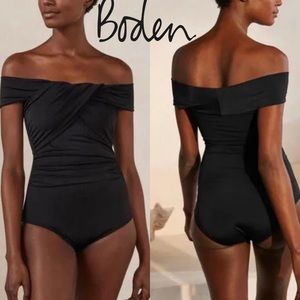 Boden | Sicily Bardot Swimsuit One-Piece